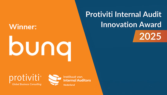Digital challenger bunq wins the Internal Audit Innovation Awards 2025